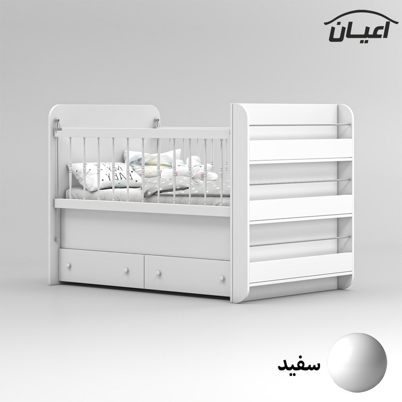 تختخواب کودک اعیان مدل FH845 سایز 130 × 70