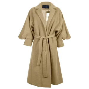 پالتو زنانه عصر جدید مدل 3011-1 رنگ نسکافه ای