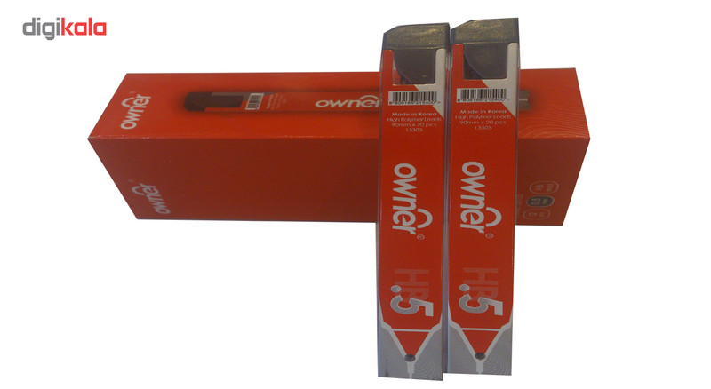 نوک مداد نوکی 0.5 میلی متری اونر مدل Hi-Polymer بسته 2 عددی