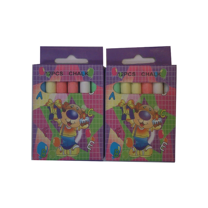 گچ رنگی مدل Anti Dust بسته 24 عددی