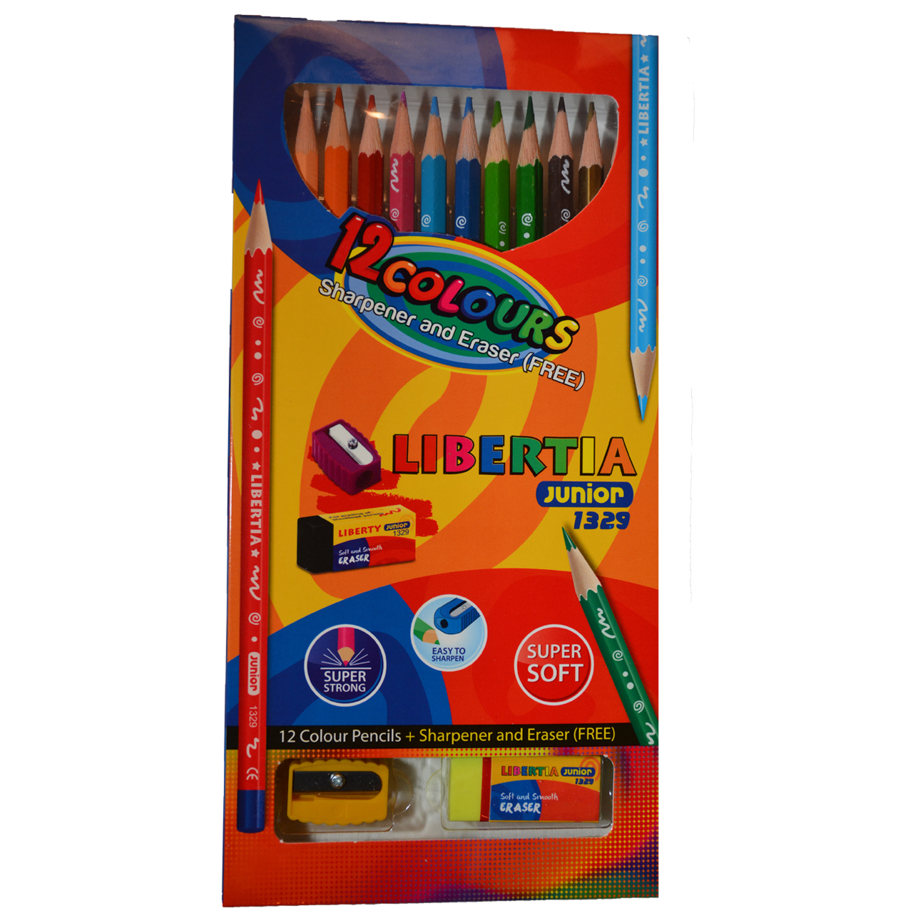 مداد رنگی 12 رنگ مدل LIBERTIA کد PH14