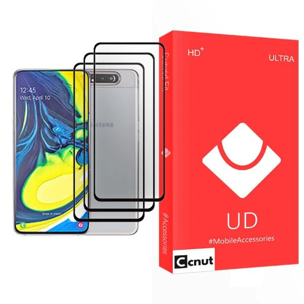 محافظ صفحه نمایش کوکونات مدل UD Ultra MIX003 مناسب برای گوشی موبایل سامسونگ Galaxy A80 بسته سه عددی