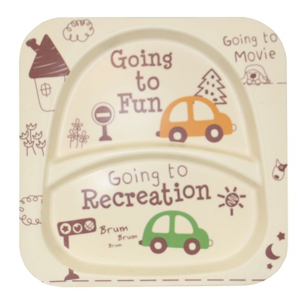 بشقاب کودک طرح Brum Brum