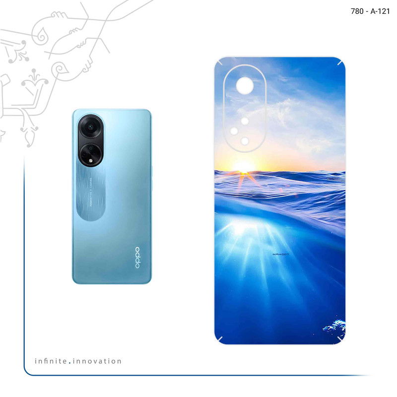 برچسب پوششی ماهوت مدل Ocean مناسب برای گوشی موبایل اپو A98