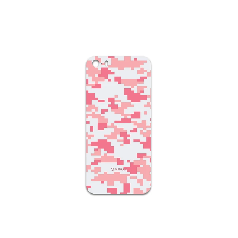 برچسب پوششی ماهوت مدل Army-Pink-pixel مناسب برای گوشی موبایل اپل iPhone SE