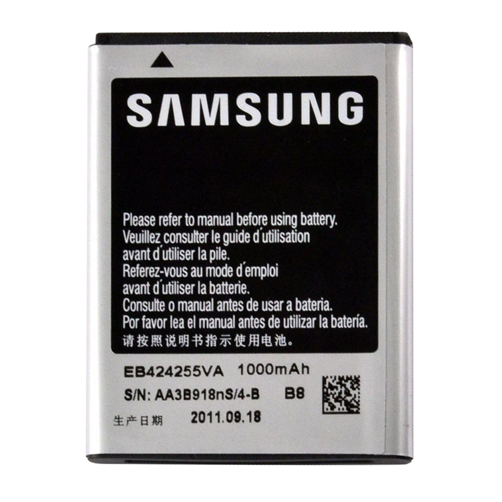 باتری موبایل مدل EB424255VA ظرفیت 1000 میلی آمپرساعت مناسب برای گوشی موبایل سامسونگ S3850 Corby II