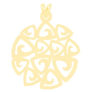 آویز گردنبند طلا 18 عیار زنانه الن نار مدل ELN3423