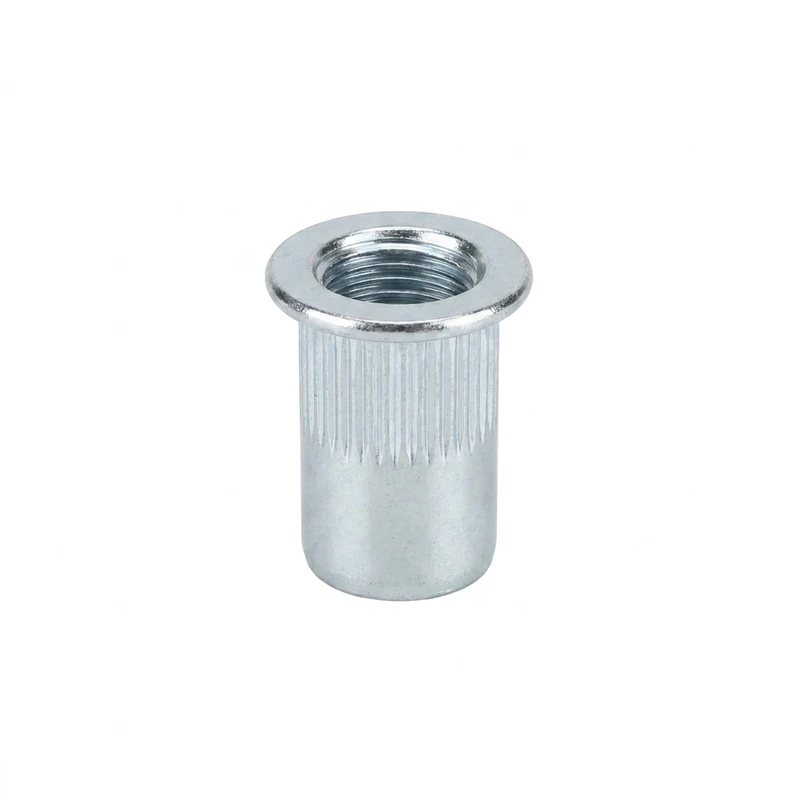مهره پرچ گرد لبه دار مدل FH-KB M6 مجموعه 1000 عددی