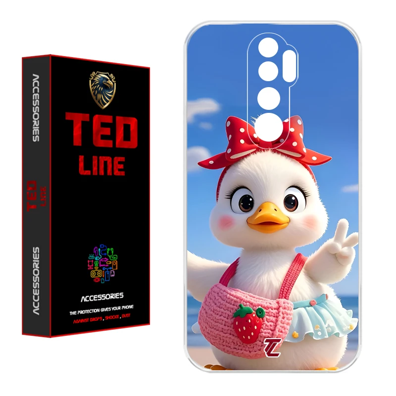 کاور تدلاین طرح اردک کد 1186 مناسب برای گوشی موبایل شیائومی Redmi Note 8 Pro