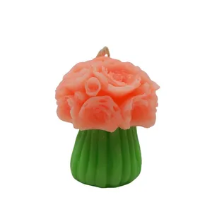 شمع دست ساز مدل گل