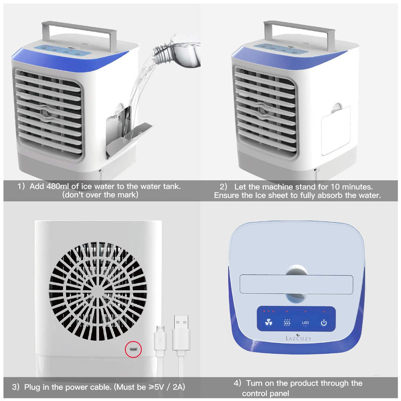 کولر آبی مدل LAZCOZY 3IN1