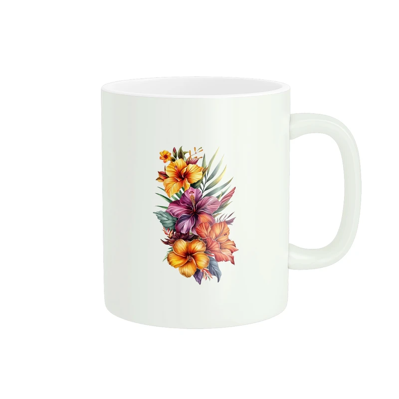 ماگ پاد آفرین طرح گل کد 598