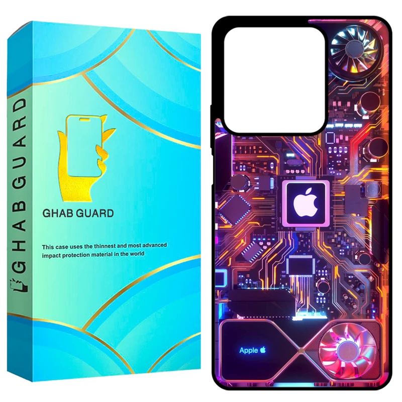 کاور قاب گارد طرح تکنولوژی مدل GCHPN134 مناسب برای گوشی موبایل شیائومی Redmi Note 13 4G