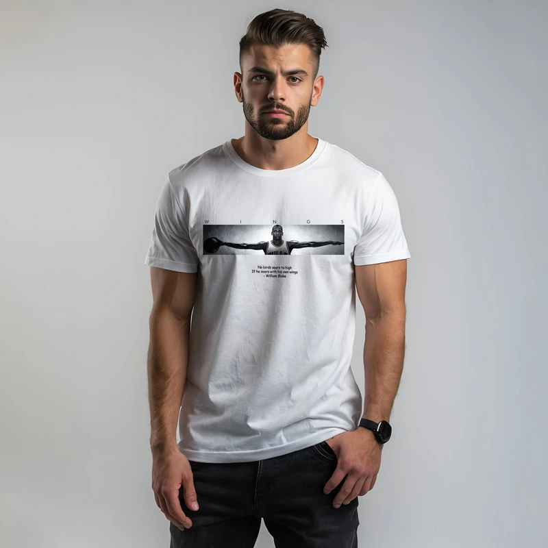 تی شرت آستین کوتاه مردانه مدل 14030115D