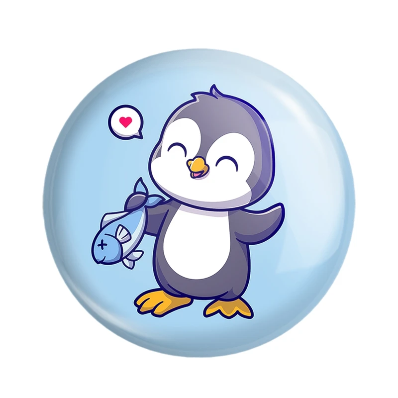 مگنت خندالو مدل  حیوانات بامزه پنگوئن کد 25437