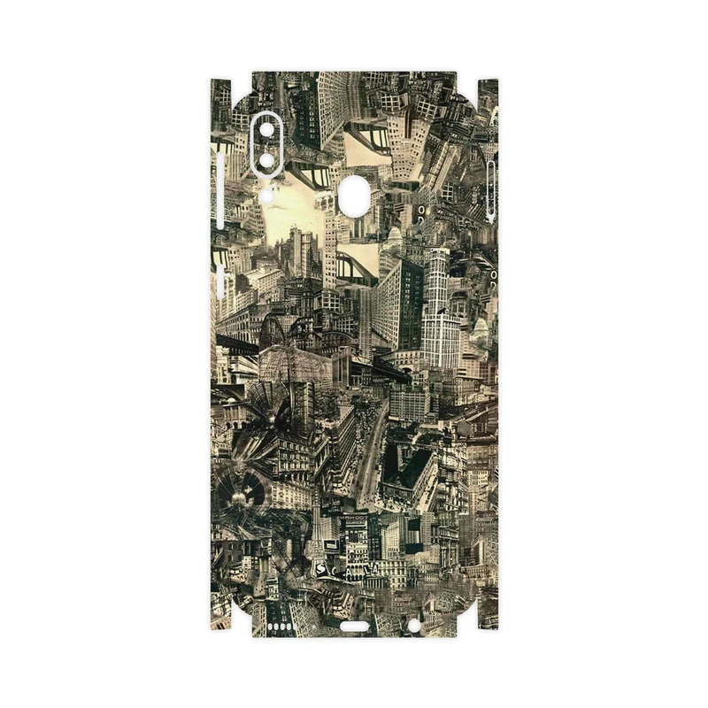 برچسب پوششی ماهوت مدل Collage of Skyscraper-FullSkin مناسب برای گوشی موبایل سامسونگ Galaxy M20