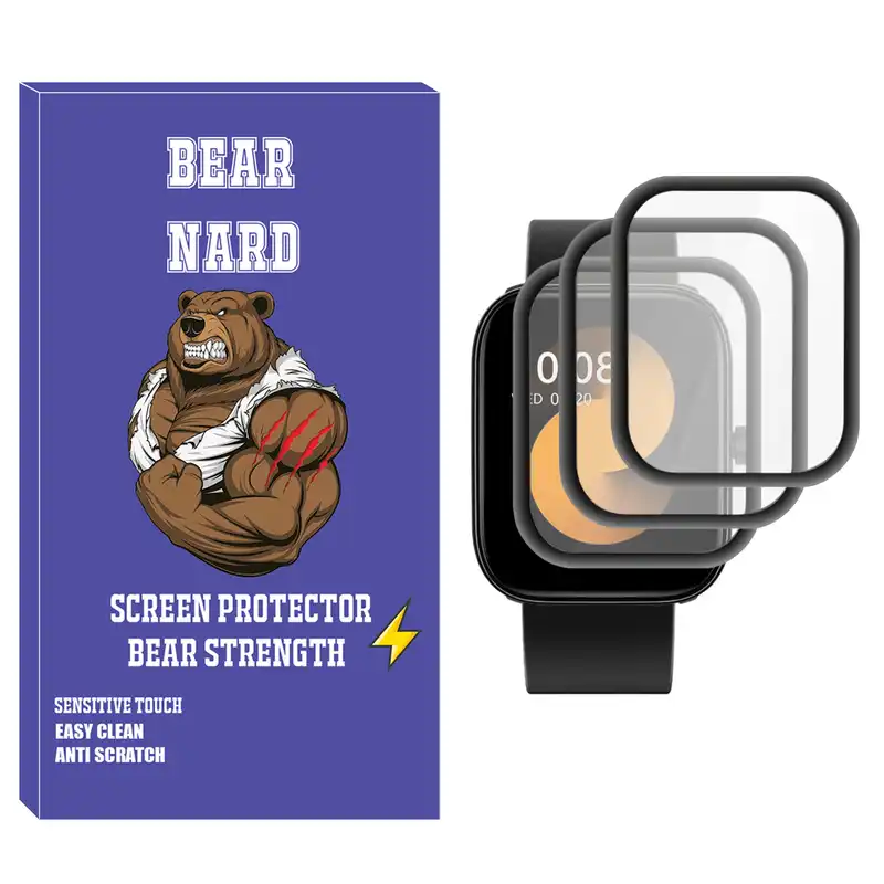 محافظ صفحه نمایش نانو برنارد مدل NBR مناسب برای ساعت هوشمند هایلو GST Lite بسته سه عددی