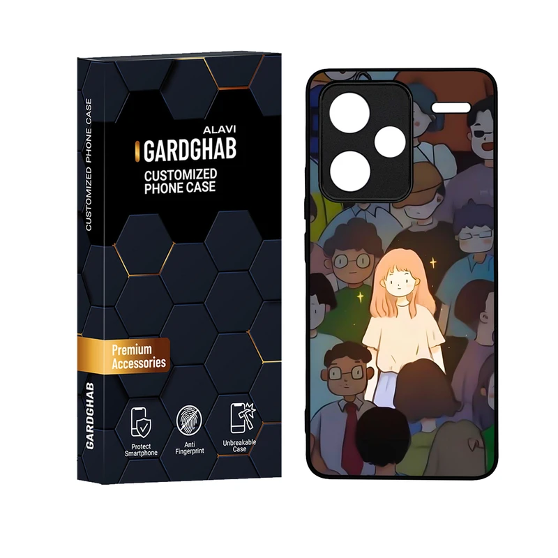 کاور گارد قاب علوی مدل دور ژله ای مناسب برای گوشی موبایل شیائومی Redmi Note 13 Pro Plus 5G