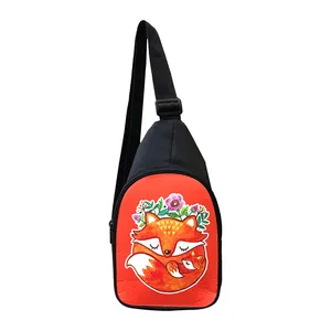 کوله پشتی مدل روباه و گل کد DW23