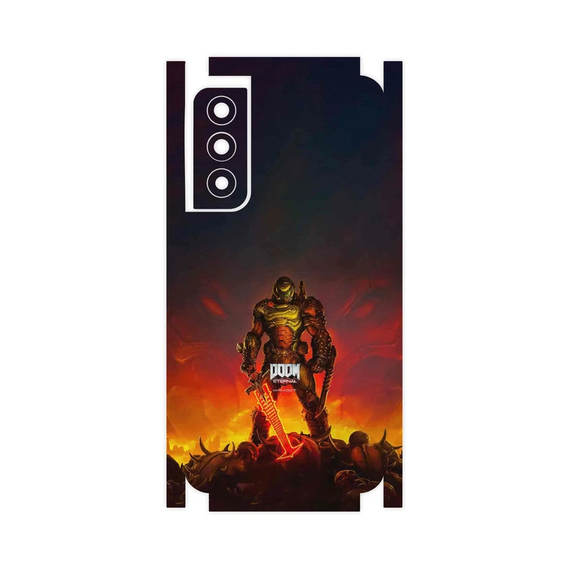 برچسب پوششی ماهوت مدل DOOM Game Series-FullSkin مناسب برای گوشی موبایل سامسونگ Galaxy S21 FE 5G