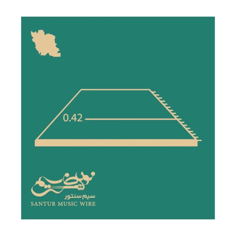 سیم سنتور نوین سیم مدل گره خورده ۰۴۲ بسته ۴۰ عددی