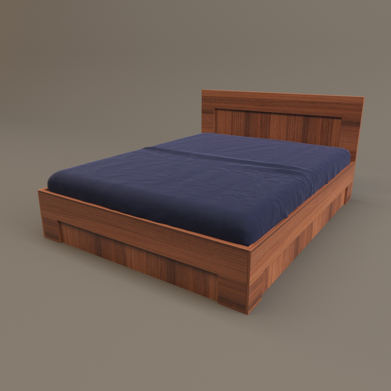 تخت خواب دو نفره اعیان مدل FH303 سایز 160x200 سانتی متر