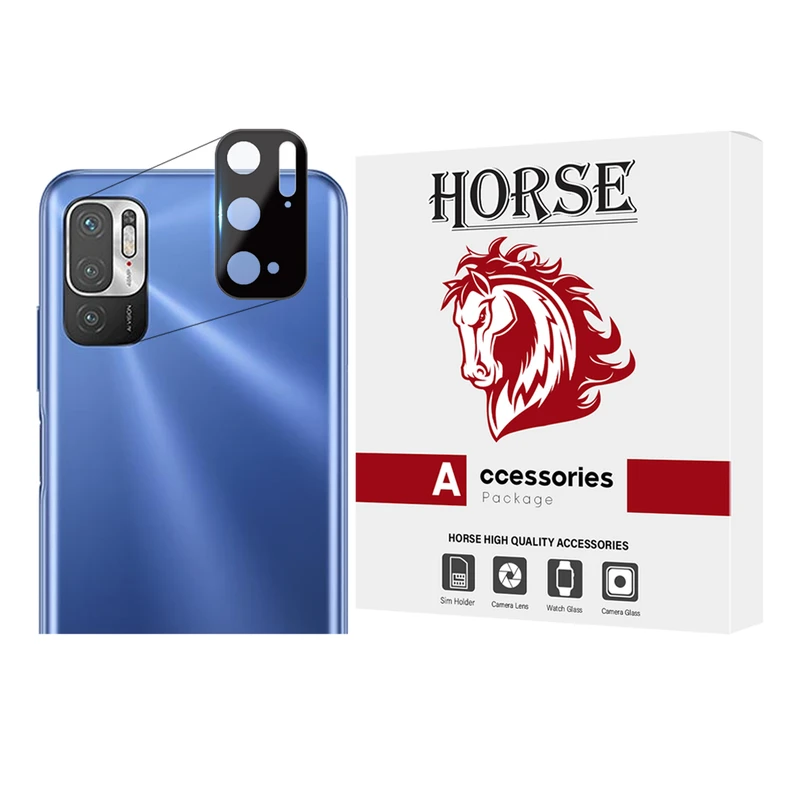 محافظ لنز دوربین هورس مدل FULLENSH مناسب برای گوشی موبایل شیائومی Poco M3 Pro 4G / Poco M3 Pro 5G / Redmi Note 10 5G / Redmi Note 10T 5G