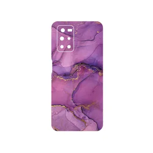 MAHOOT Purple Marble Cover Sticker for Xiaomi Redmi Note 11 4G