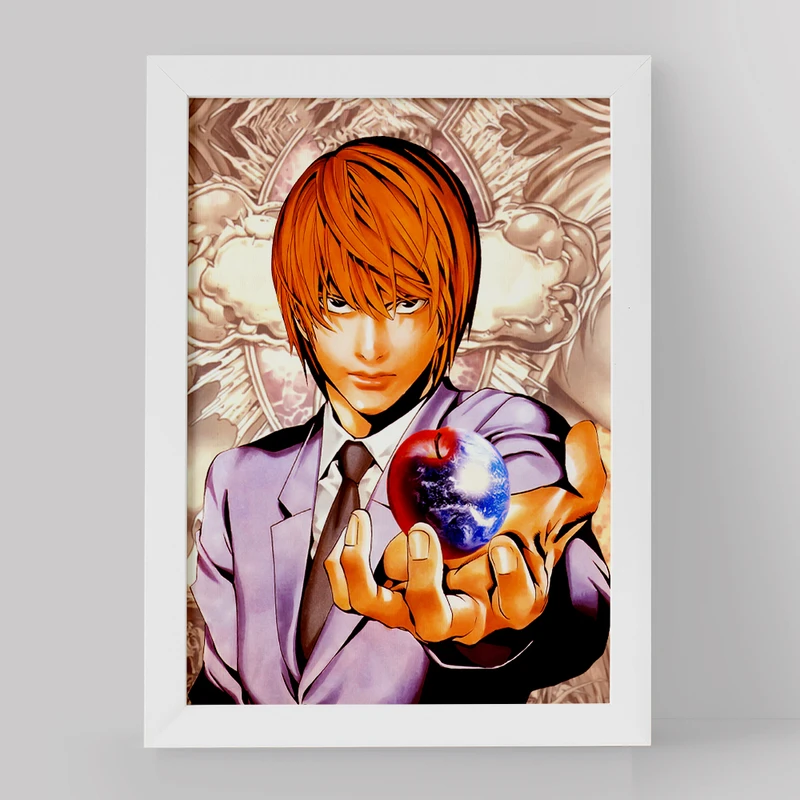 تابلو خندالو مدل یاگامی لایت انیمه دفترچه مرگ کد 11331