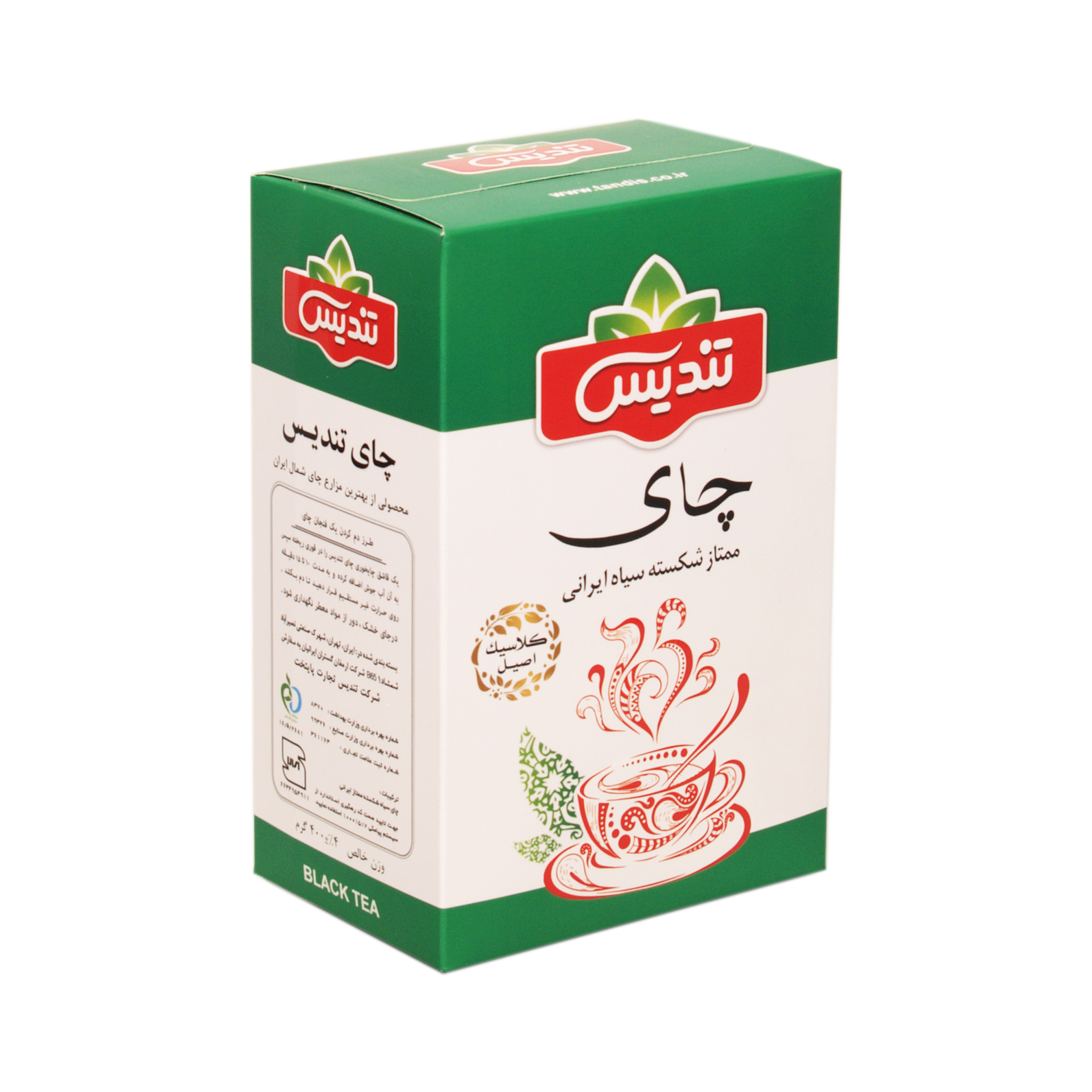 چای ممتاز شکسته ایرانی تندیس - 400 گرم