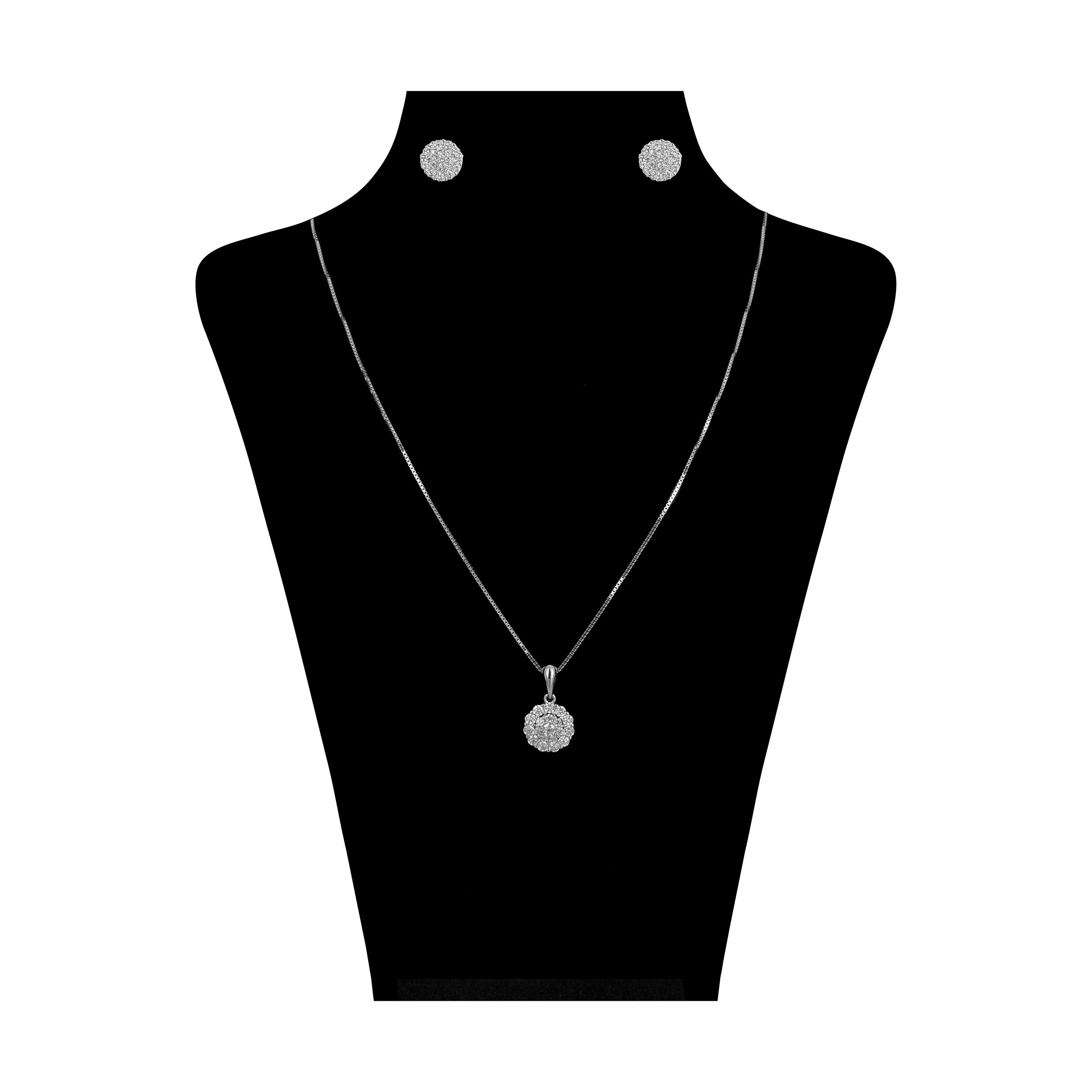 نیم ست نقره زنانه مدل 111-9