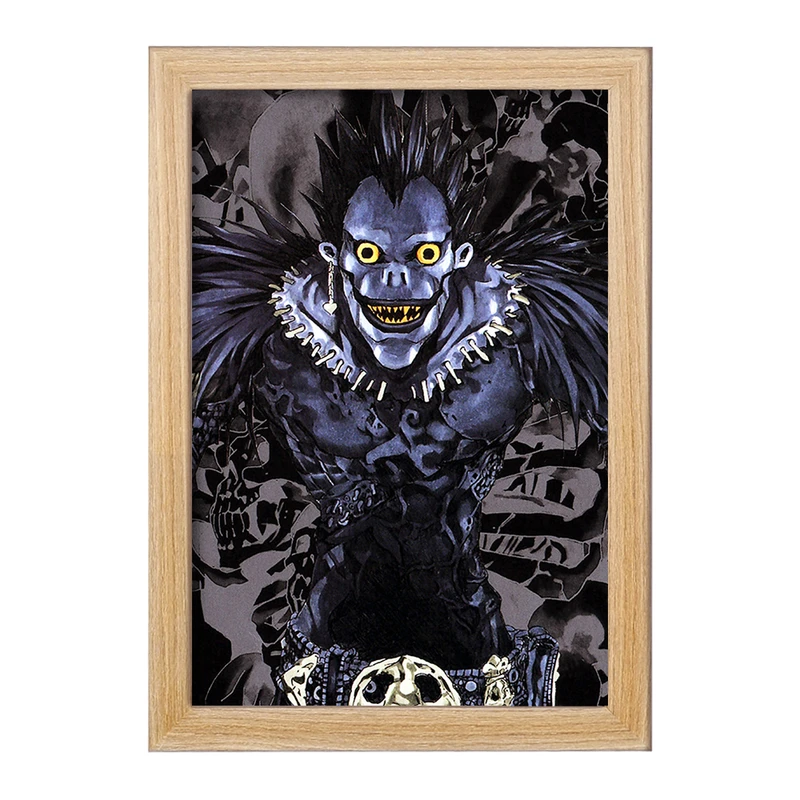 تابلو خندالو مدل ریوک انیمه دفترچه مرگ Death Note  کد 11286