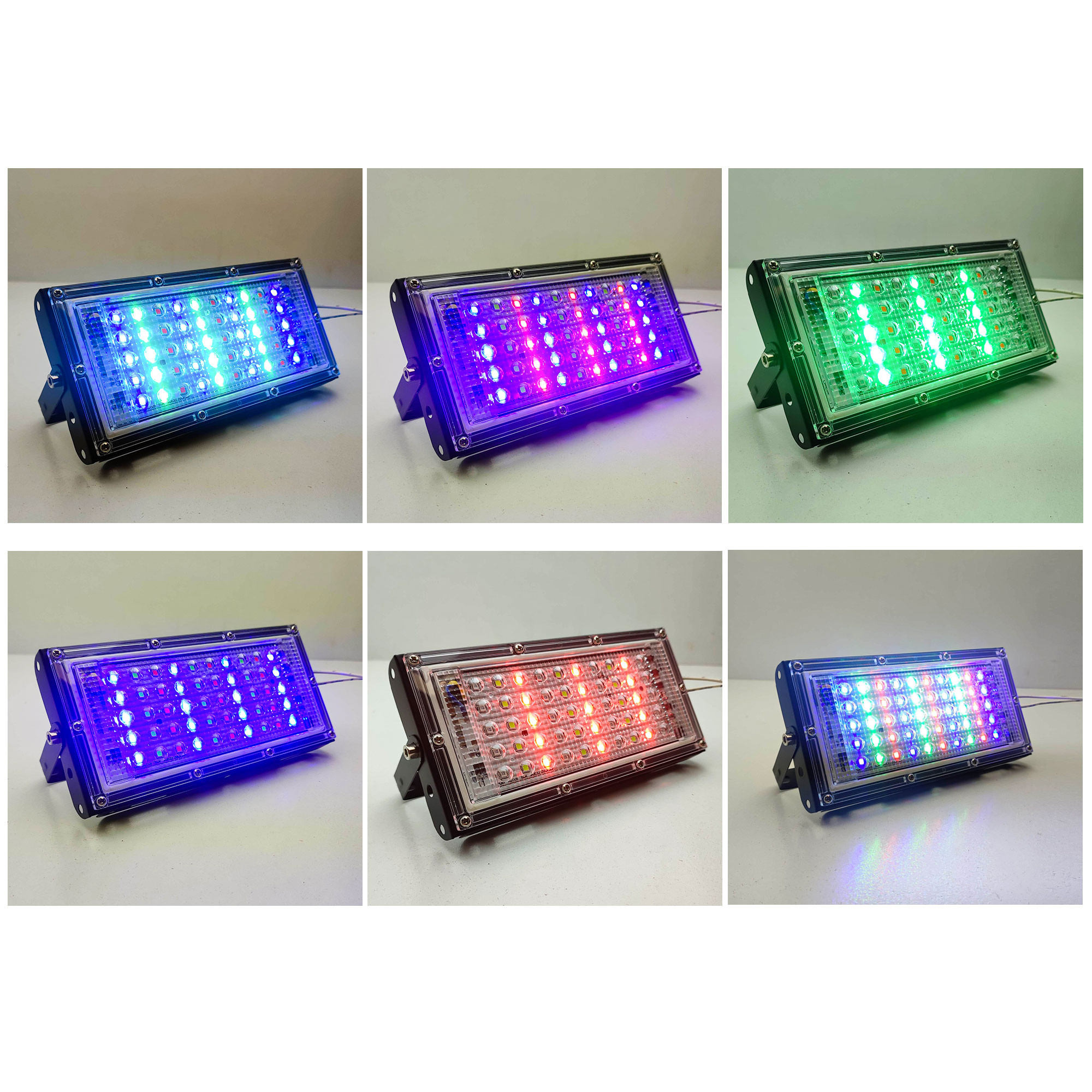 پروژکتور 50 وات نوراک مدل RGB چند رنگ ریموات دار پروژکتور 50 وات نوراک مدل RGB چند رنگ ریموات دار