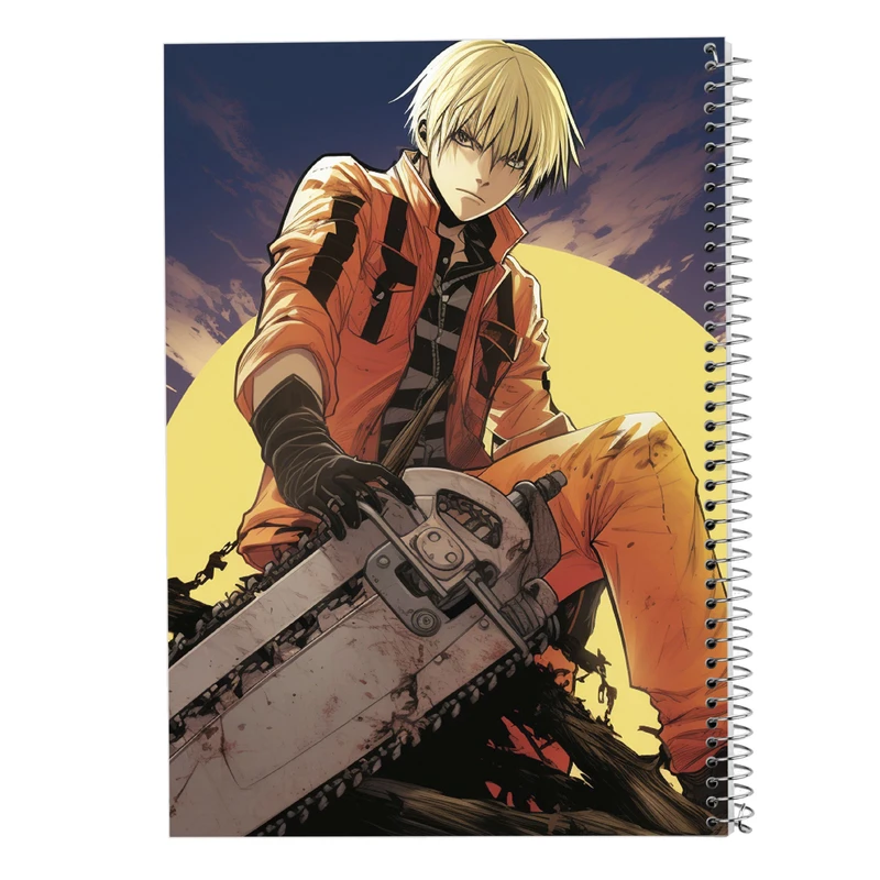 دفتر مشق 100 برگ مدوپد مدل ChainSaw Man کد DF10910