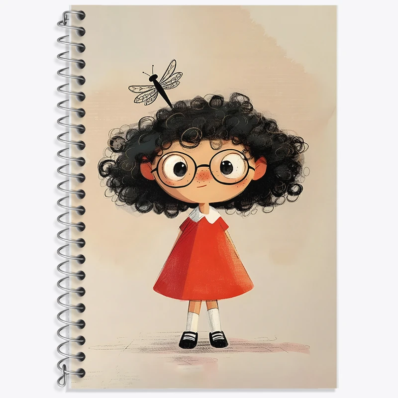 دفتر لغت 50 برگ خندالو طرح دخترانه کد F8380