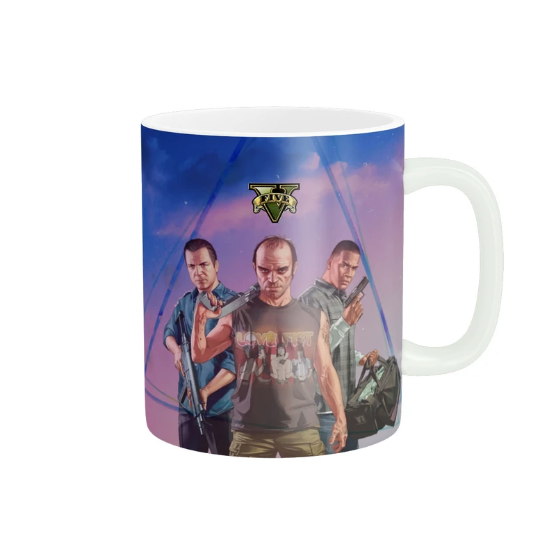 ماگ طرح بازی جی تی ای GTA V کد gtav-22