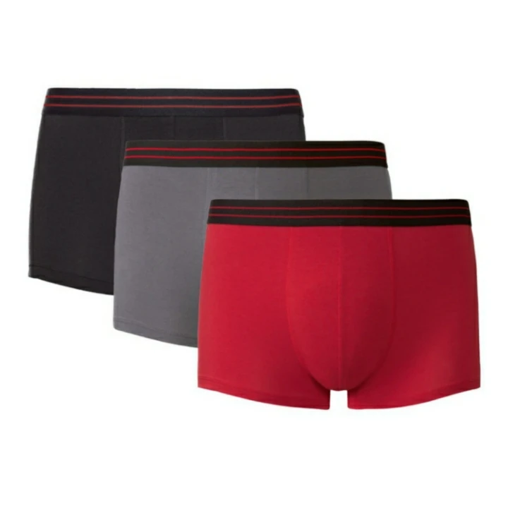 شورت مردانه لیورجی مدل نخی کد BOXERS IAN 393335 مجموعه 3 عددی