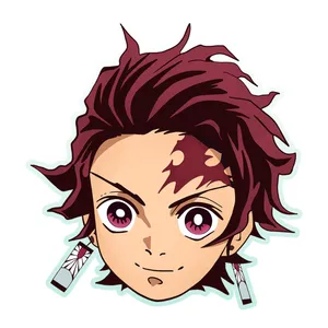 استیکر لپ تاپ و موبایل مدل انیمه کد 72