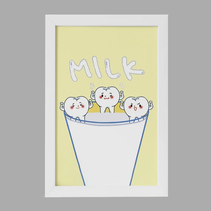 تابلو خندالو مدل دندان و دندانپزشکی کودکانه کد 27789