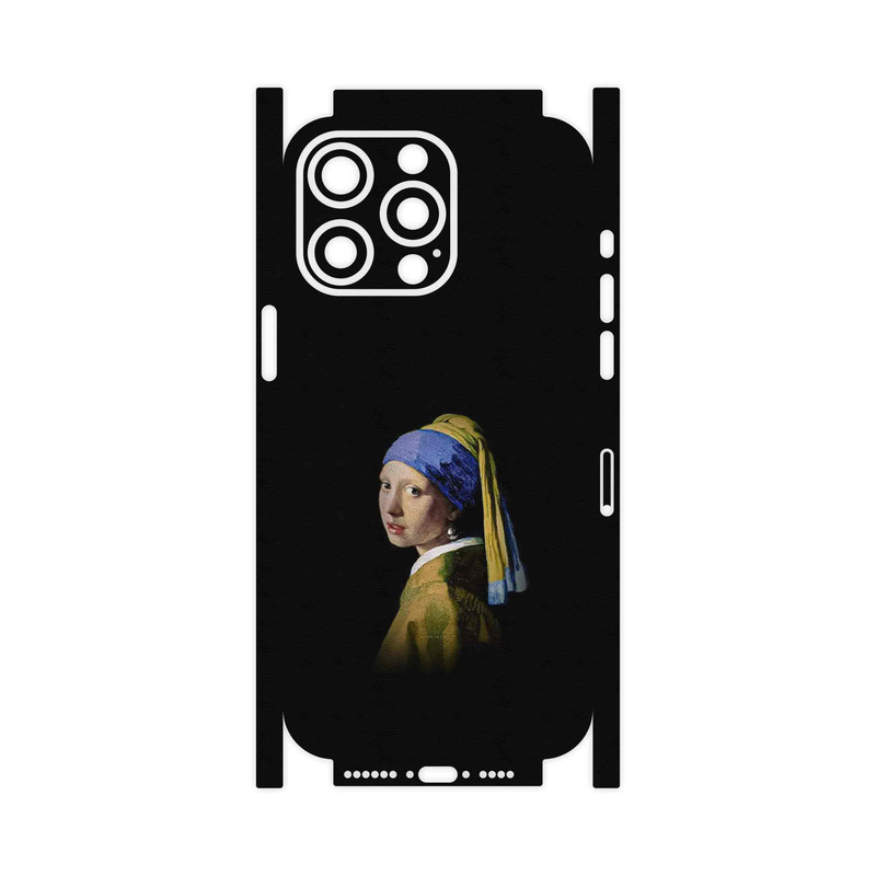 برچسب پوششی ماهوت مدل Girl with a Pearl Earring of Vermeer-FullSkin مناسب برای گوشی موبایل اپل iPhone 15 Pro Max