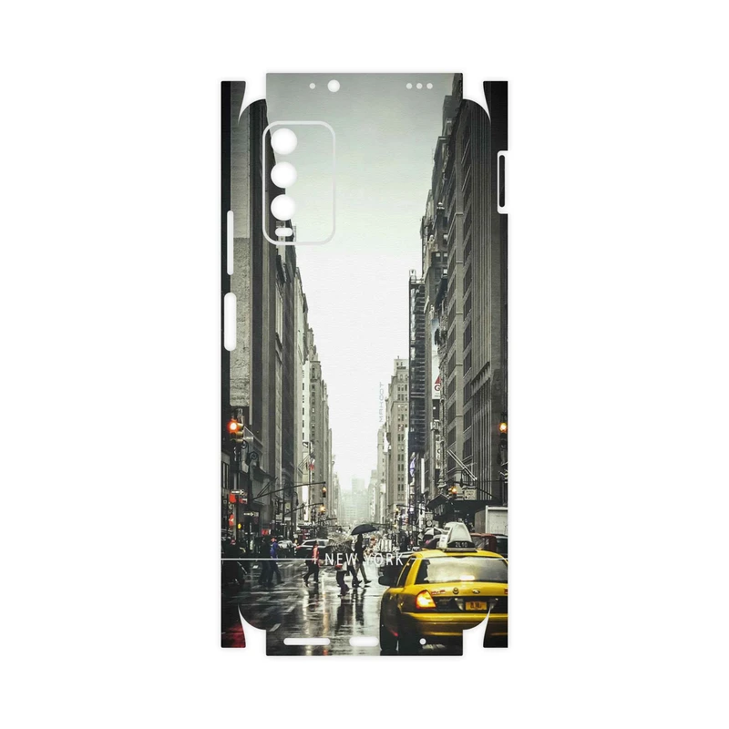برچسب پوششی ماهوت مدل New-York-City-FullSkin مناسب برای گوشی موبایل شیائومی Redmi Note 9 4G