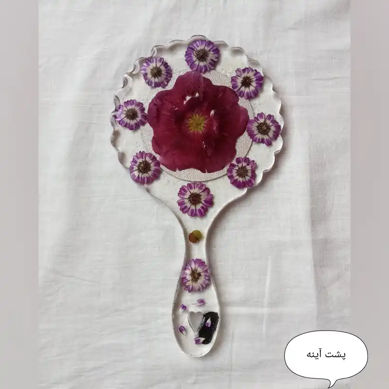 آینه آرایشی ماسالند مدل گل های طبیعی کد 2