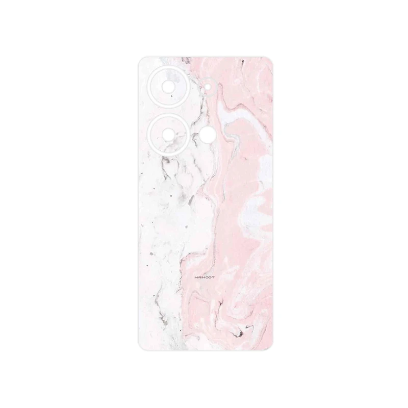 برچسب پوششی ماهوت مدل Blanco_Pink_Marble مناسب برای گوشی موبایل شیائومی Redmi Note 13 Pro 4G