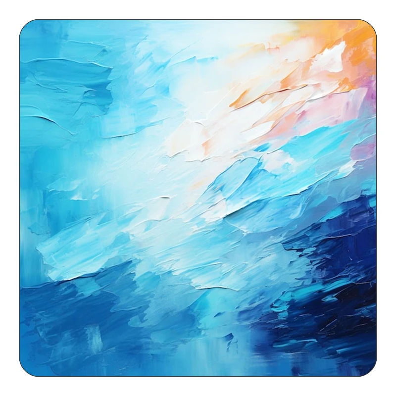 مگنت کاکتی طرح نقاشی رنگ روغن مدل mp70875