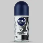 رول ضد تعریق مردانه نیوآ مدل Invisible Black And White حجم 50 میلی لیتر