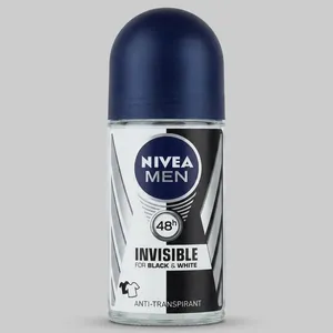 Nivea Invisible Black And White For Men Roll-On Deodorant 50ml