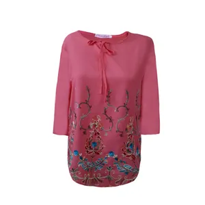 بلوز آستین سه ربع زنانه مدل S1019