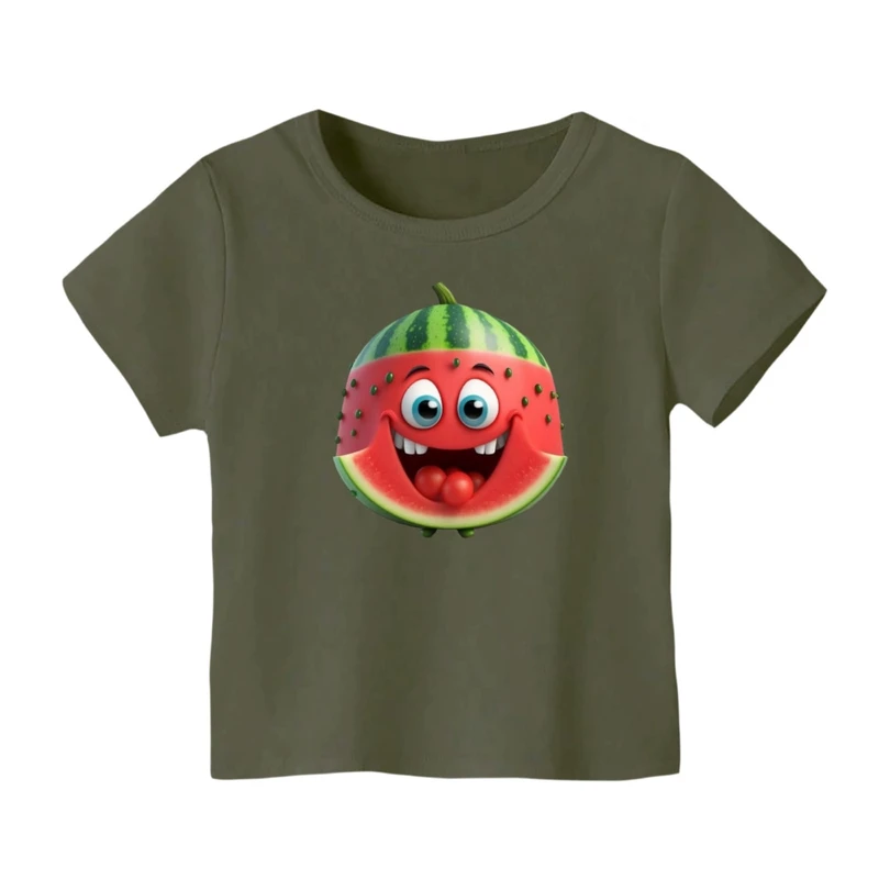 تی شرت آستین کوتاه بچگانه مدل هندوانه یلدایی کد 43