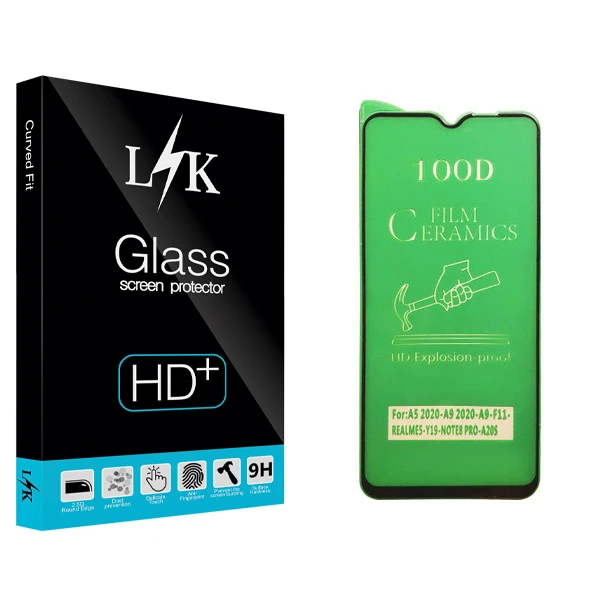 محافظ صفحه نمایش سرامیکی ال کی مدل Hard glass مناسب برای گوشی موبایل شیائومی Redmi Note 8 Pro