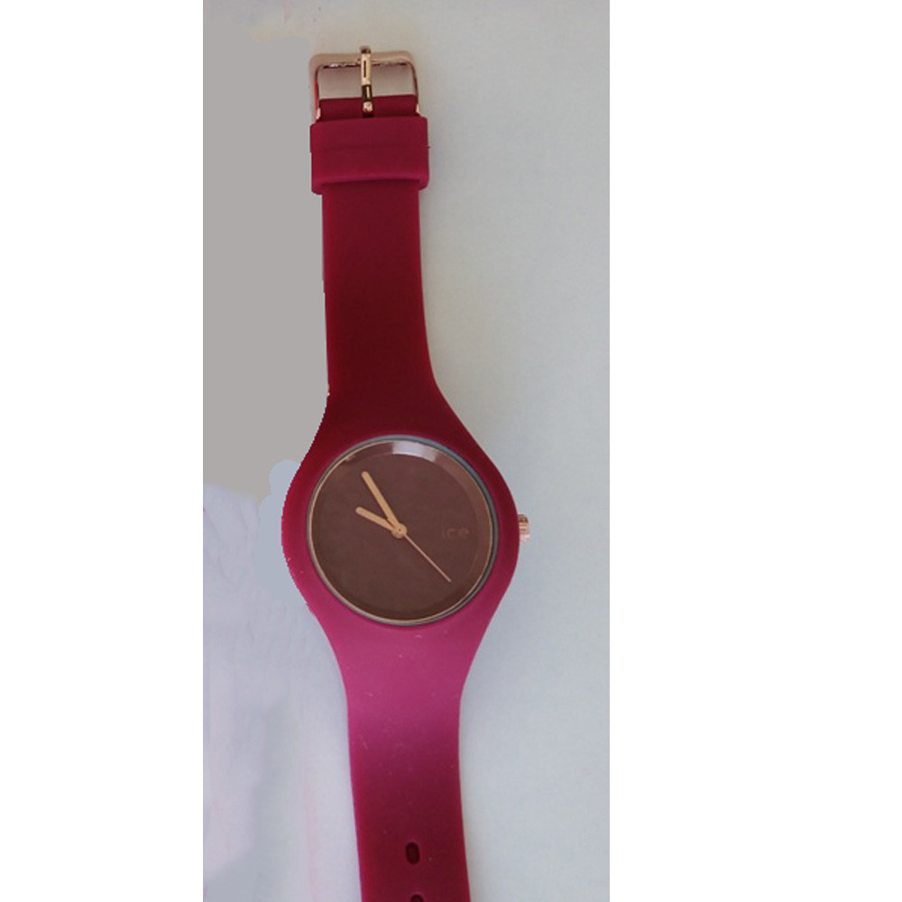 ساعت مچی عقربه ای دخترانه مدل بندسیلیکونی